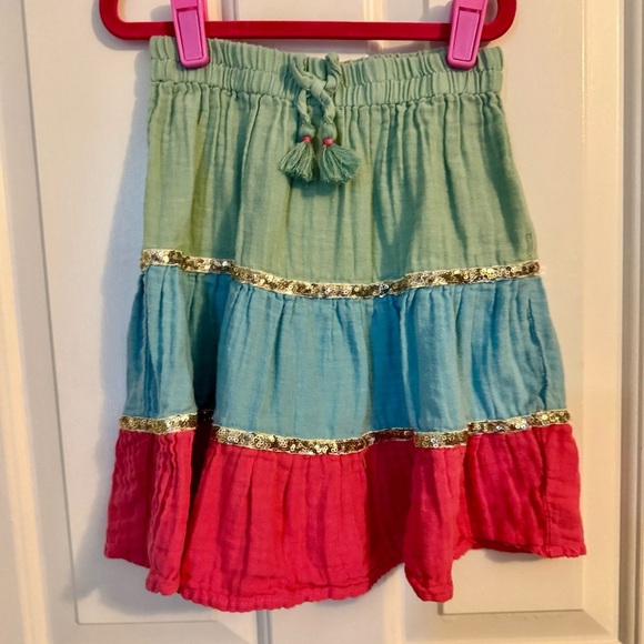 Peek Sz 6/7 Colorful Kids Tiered Skirt - Picture 3 of 6